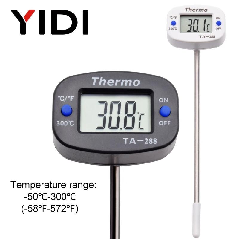 Candle Making Thermometer - TA288 LCD cyfrowy termometr do żywności