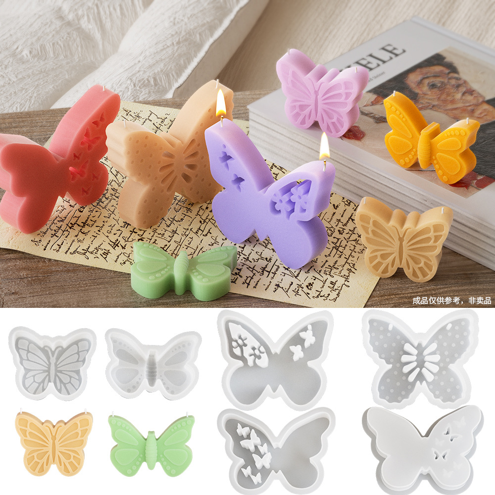 Candle Making Soy Wax - 1PC DIY motyl świeca zapachowa silikonowe