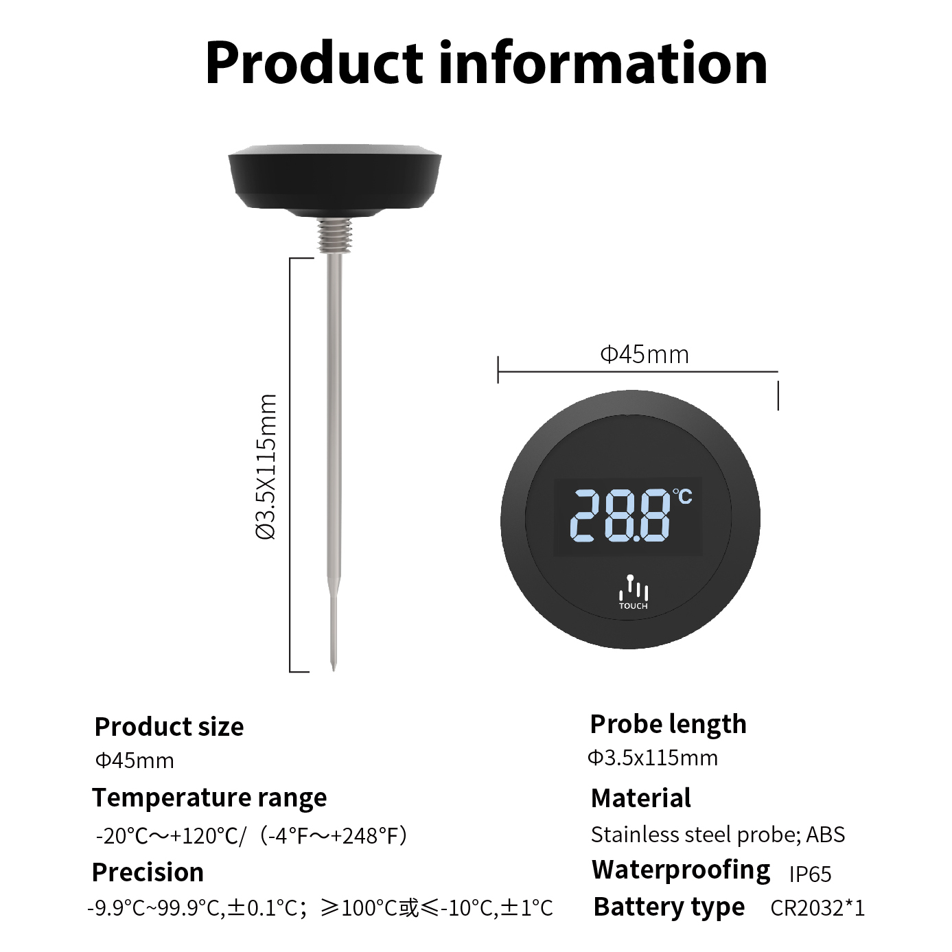 Termometr do spieniania mleka  – Candle Making Thermometer recenzja i cena