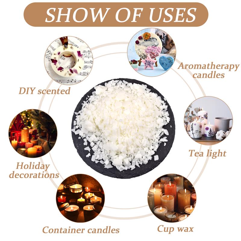 50-1000g naturalny czysty wosk – Candle Making Soy Wax recenzja i cena